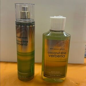 Bath & Body Works Coconut Lime Verbena Body Care Set